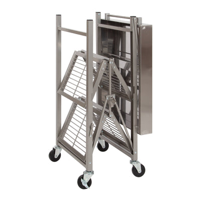 THE RBT - FULLY STAINLESS STEEL FOLDABLE KITCHEN CART WITH WHEELS