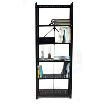 THE RB - FOLDABLE 6-TIER PERFORATED RACK. TALL/SLIM MODEL.