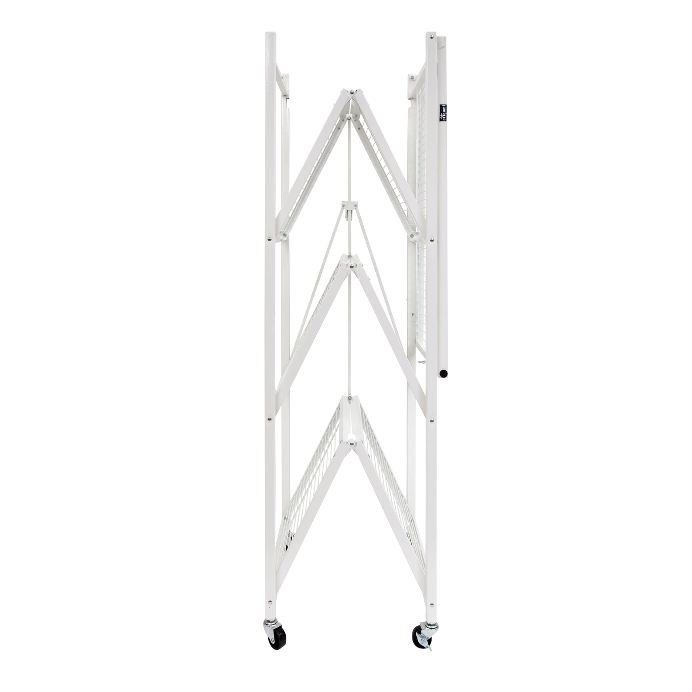 The R5 - Foldable 4-Tier Storage Rack On Wheels. Large Heavy-Duty Model.