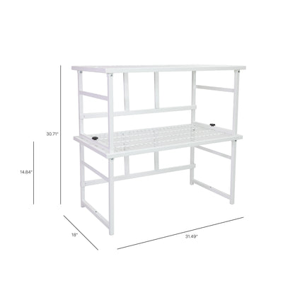 Origami R1 Series: Stackable & Foldable Storage Rack - (2-Pack)