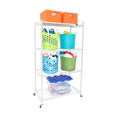 R5 Series: 4-Shelf Large Storage Rack-2 pack