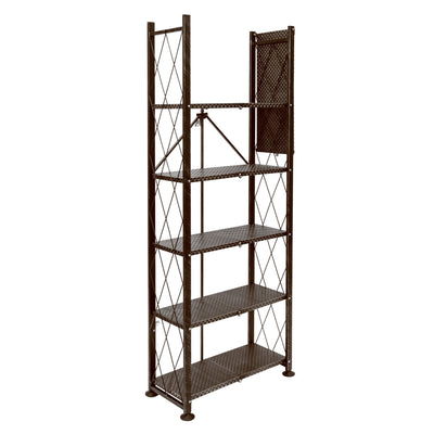 RB-OTM Series: 6-Tier Classic Stamped Bookcase