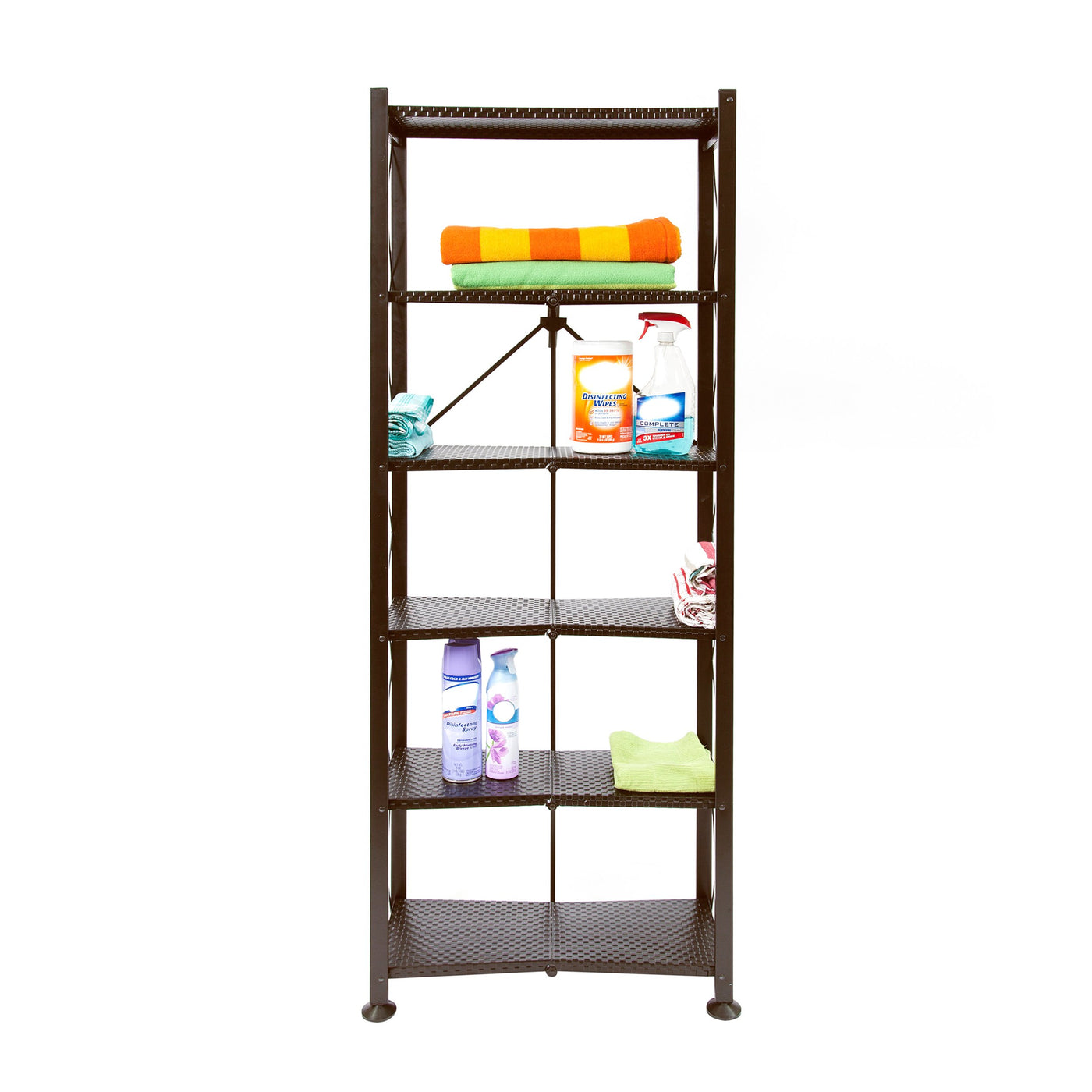 RB-OTM Series: 6-Tier Classic Stamped Bookcase