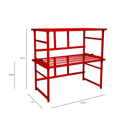 Origami R1 Series: Stackable & Foldable Storage Rack - (2-Pack)