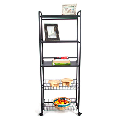 5-Tier Multi-Purpose Storage Rack with Baskets