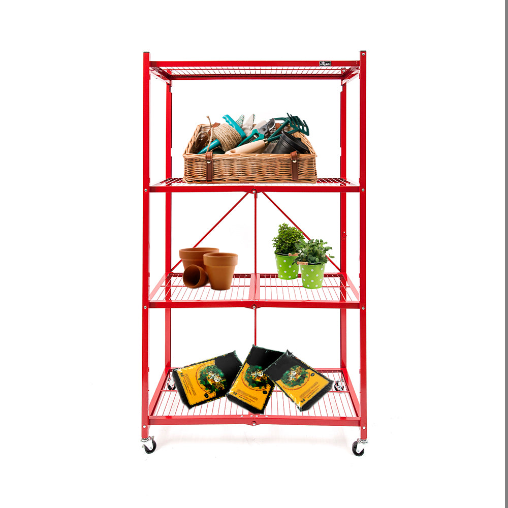 R5 Series: 4-Shelf Large Storage Rack-2 pack