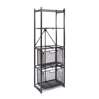 RPR Series: 5-Shelf Slim Pantry Rack with Drawers