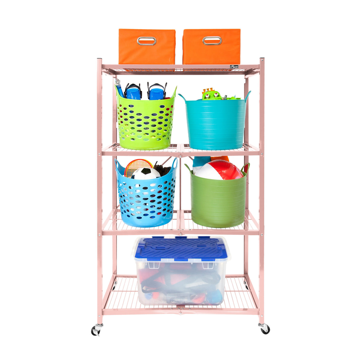 R5 Series: 4-Shelf Large Storage Rack-2 pack