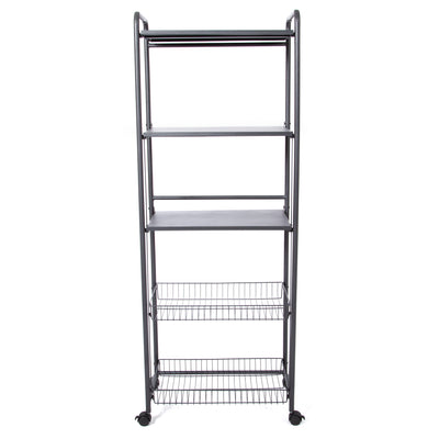 5-Tier Multi-Purpose Storage Rack with Baskets