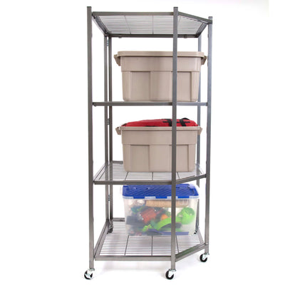 R5 Series: 4-Shelf Large Corner Rack