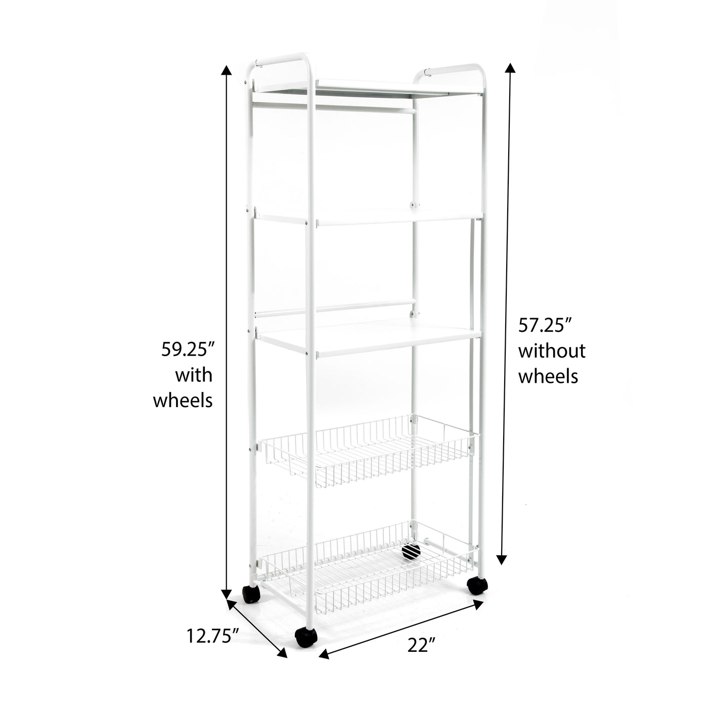 5-Tier Multi-Purpose Storage Rack with Baskets