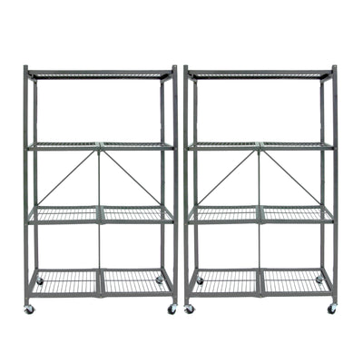 R5 Series: 4-Shelf Large Storage Rack-2 pack