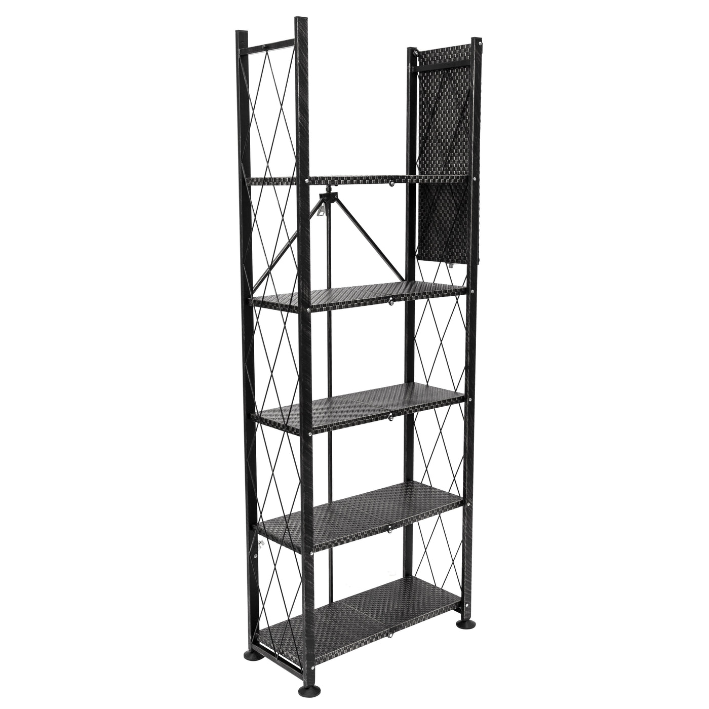 RB-OTM Series: 6-Tier Classic Stamped Bookcase